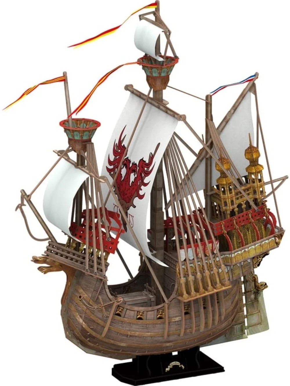 Wizarding World Harry Potter Durmstrang Ship 3D Puzzle - Brown